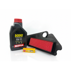 KIT TAGLIANDO OLIO + FILTRO ARIA + CANDELA KYMCO AGILITY CARRY 4T E5 50 2021