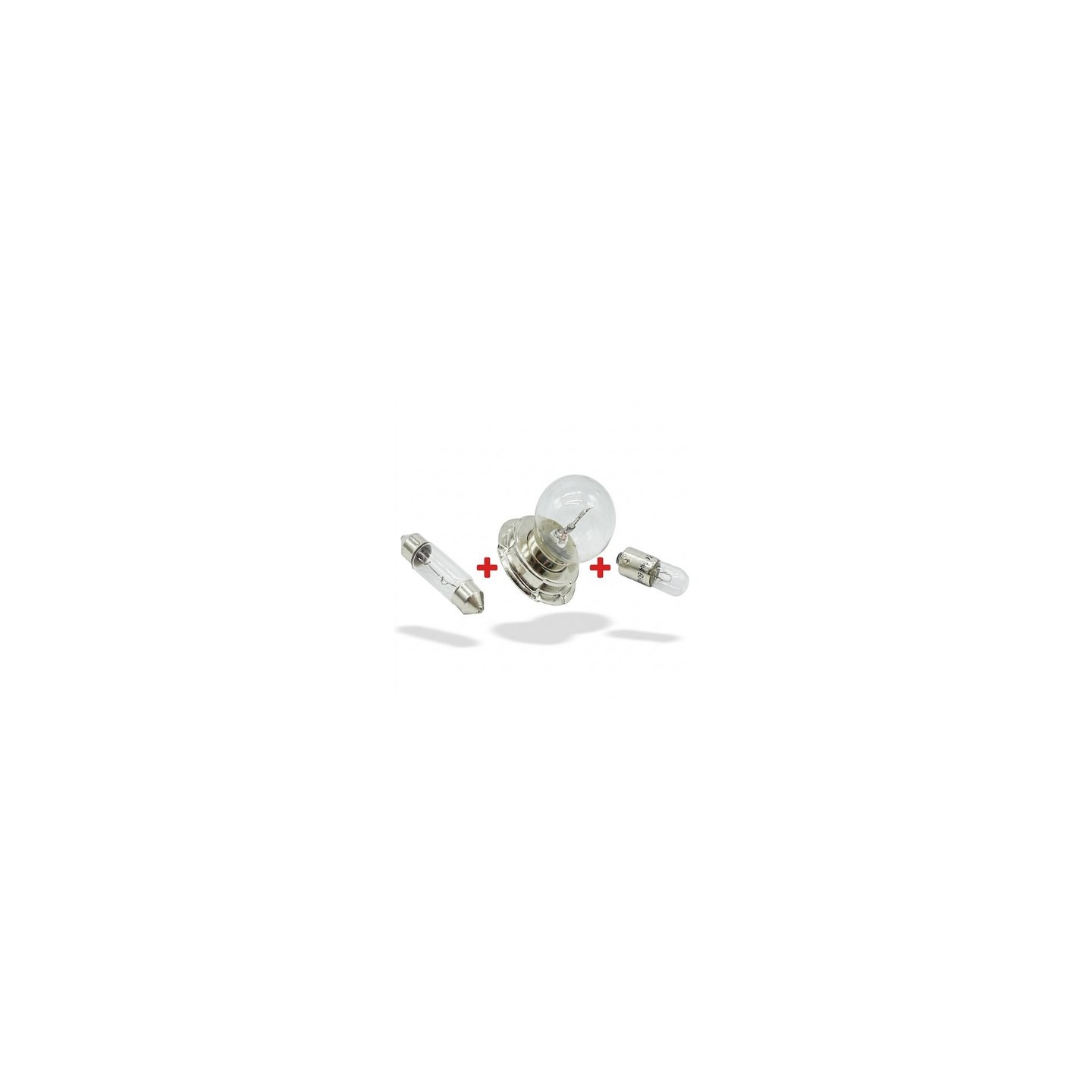 Kit 3 Bombillas Para Lámpara Faro Delantero Trasero Piaggio Ciao 50