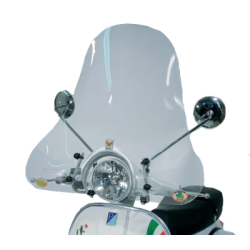 Windschutzscheibe Bildschirm Mit Erweiterung ISOTTA Piaggio Vespa Px Bremse Zur