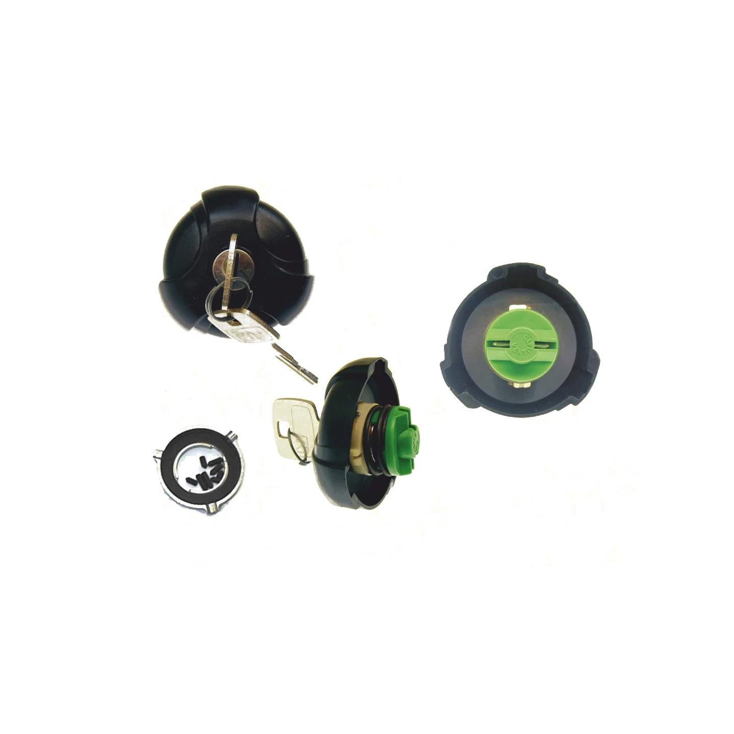 Tapón Depósito Gasolina Negro Metal Para piaggio ape P Primera Serie