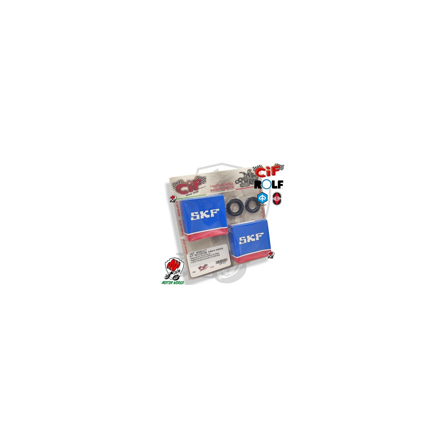 Roulements Banco SKF Avec Joints D'Huile Rolf Derbi Sonar 2T 50 2009