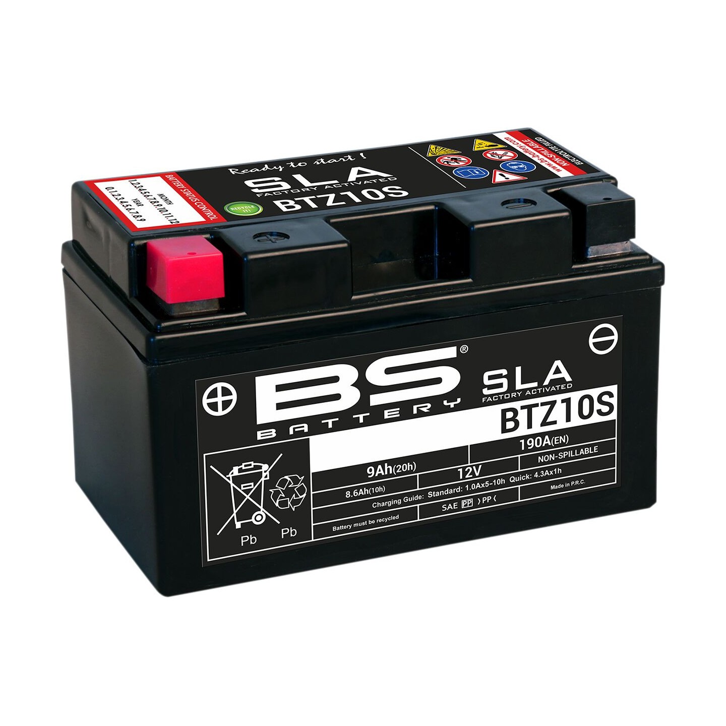 Batería AGM ACTIVA SLA Sin Mantenimiento BS Battery MV AGUSTA F4 1000