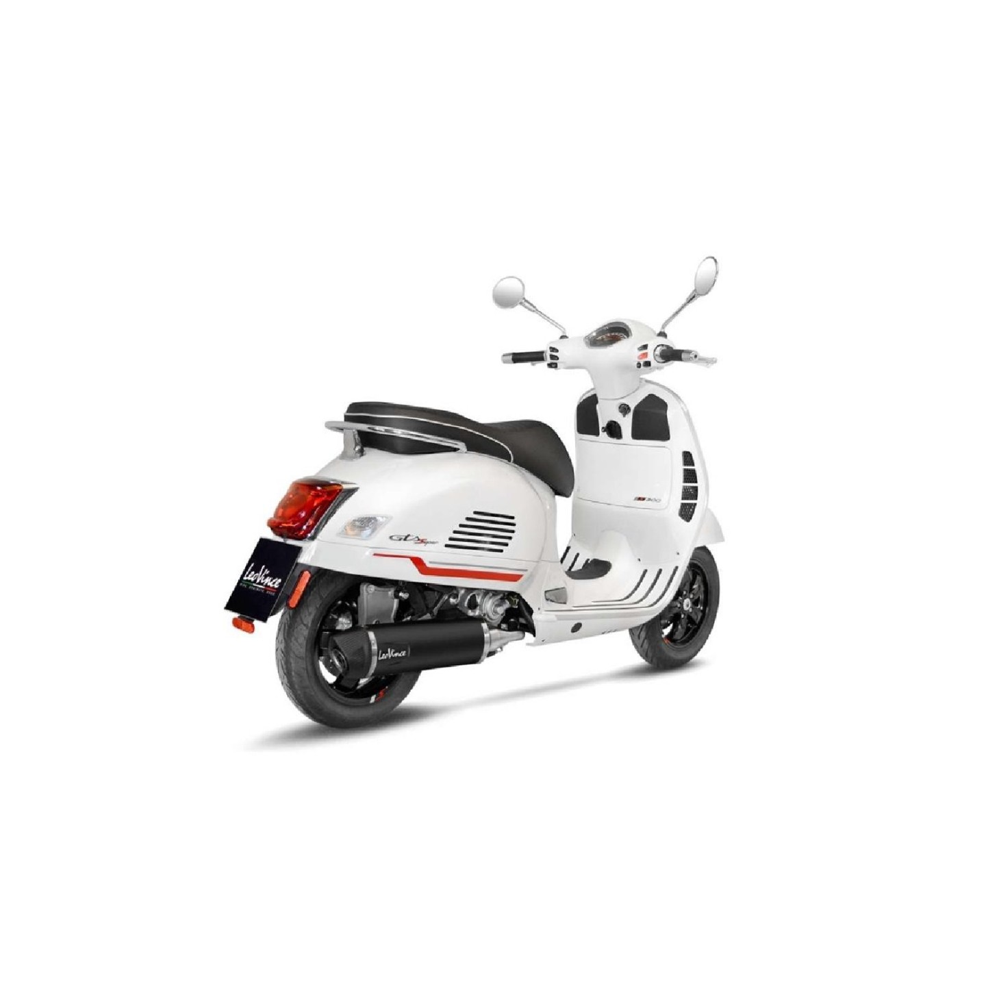 Escape Completo Leovince Negro Vespa Gts 300 Hpe Abs 2021 (Eu)