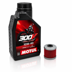 KIT TAGLIANDO MOTUL 300V OFFROAD + HIFLO FILTRO Husqvarna TE 310 2012