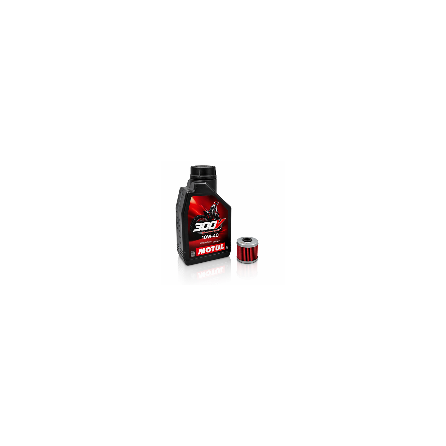 Set Service Motul 300V Offroad + Hiflo Filter Honda Crf 250 X 2018
