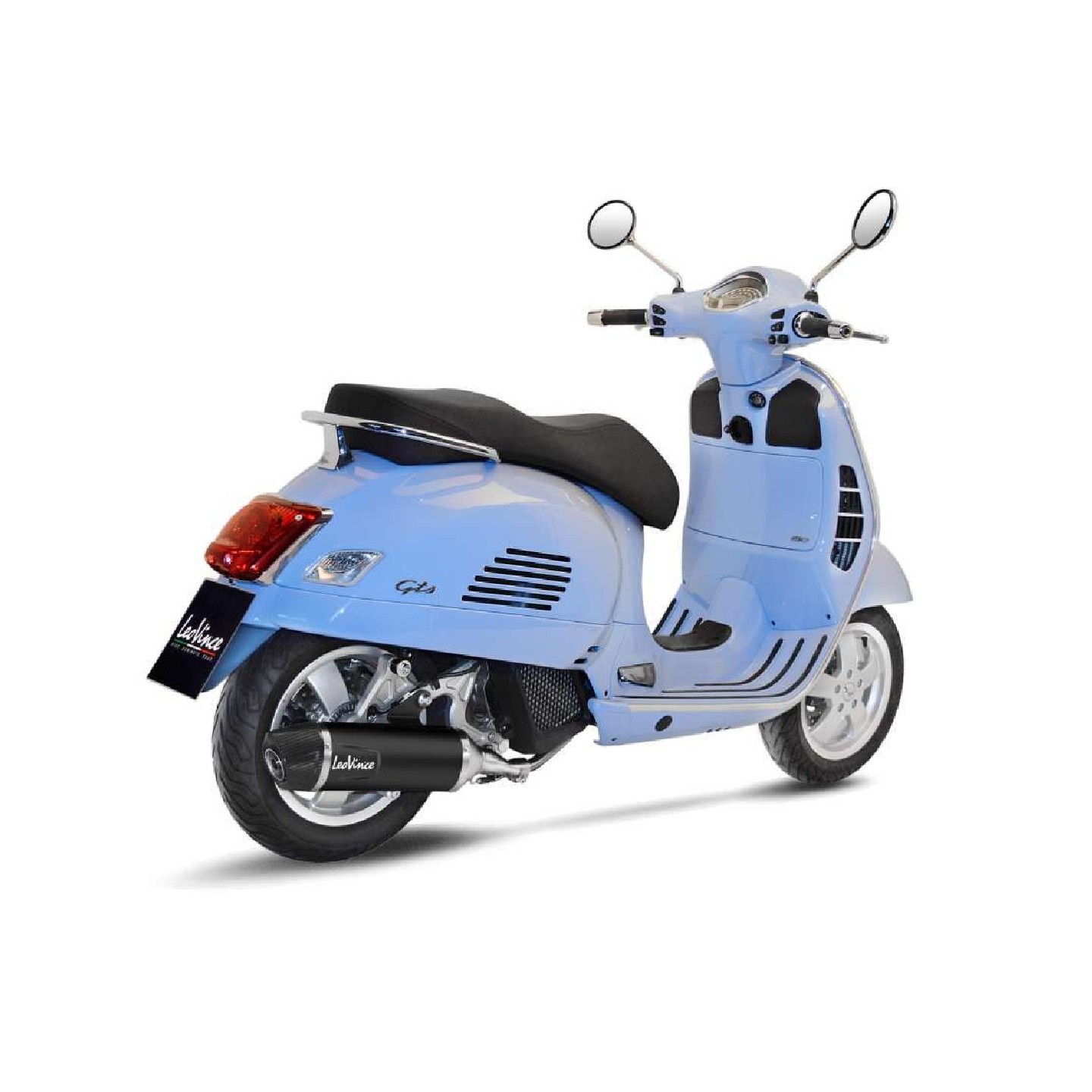 Terminal Slip-On Leovince Negro Vespa GTS 125 IGET ABS 2019 (UE)