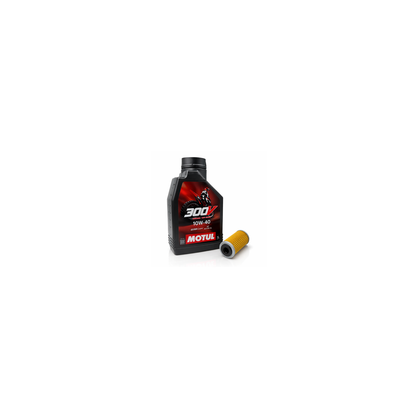 Set Service Motul 300V 10W40 Offroad + Hiflo Filter KTM 450 SMR 2009