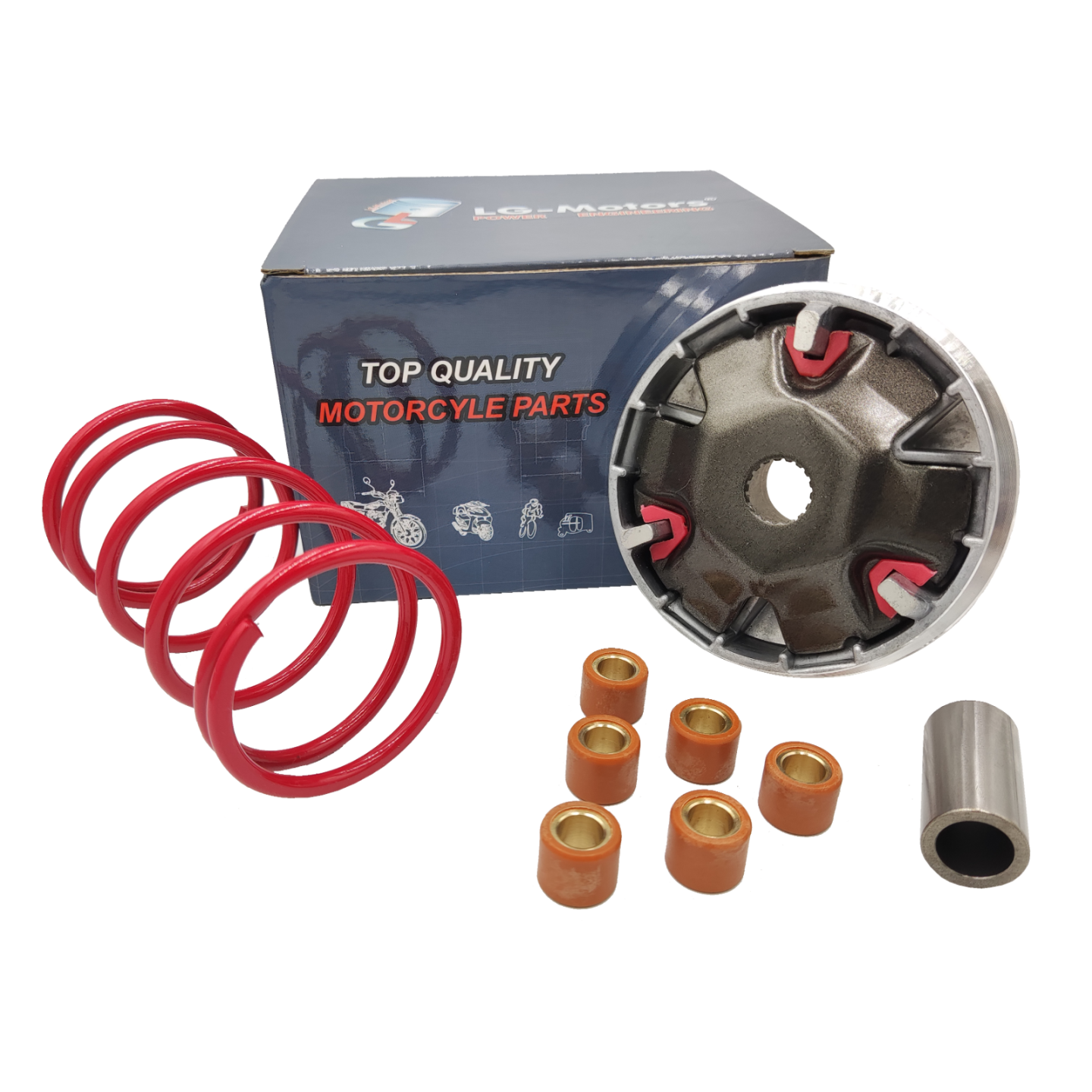 Kit Variateur Racing Avec Masses Ressort Complet TIPO MHR Pour VESPA