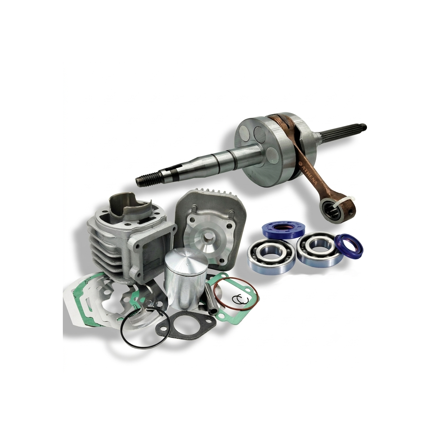 Kit Arbre Moteur Cylindre Racing Athena + Coussinet Polini MBK