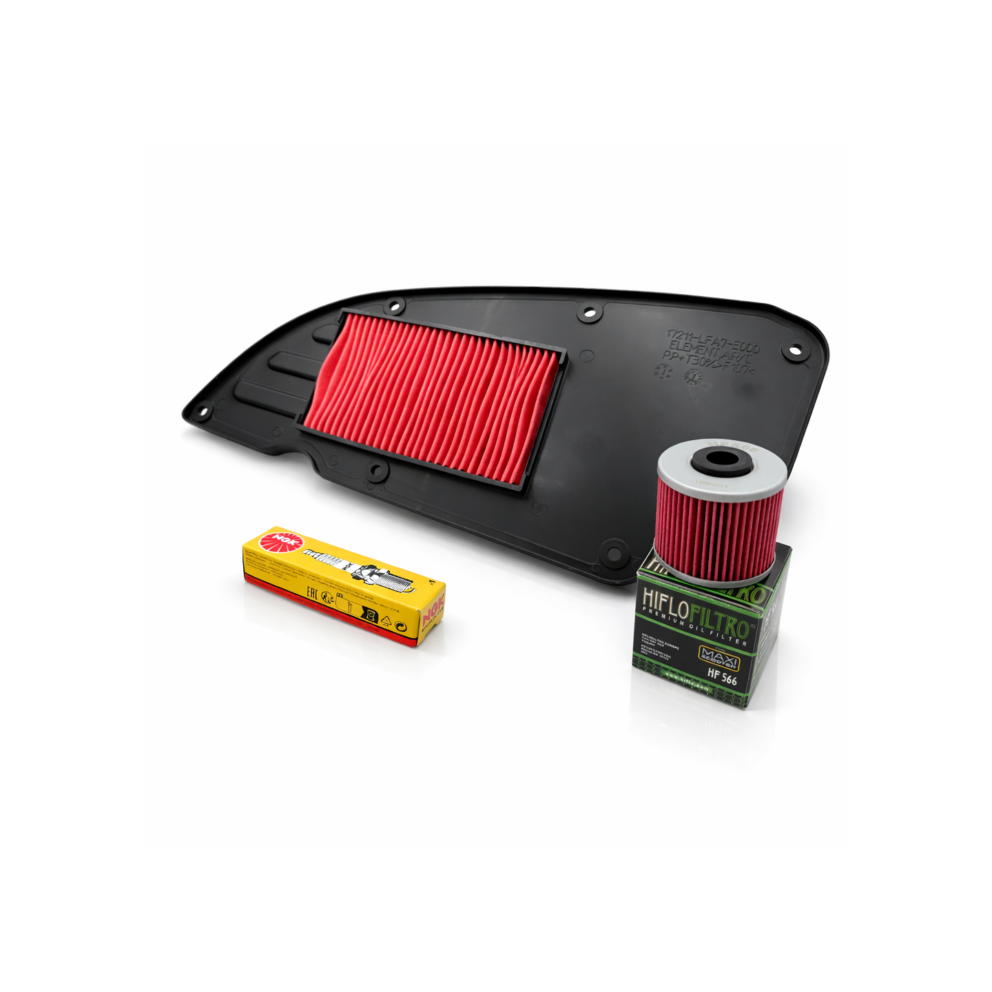 Set Filtro de Aire + Aceite + Vela Kymco 125 Downtown I ABS 2020 LG