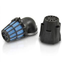 203.0098 Filtre à Air Champignon Blue Air Box Polini Incl. 90° Hohl CP 24 26 28