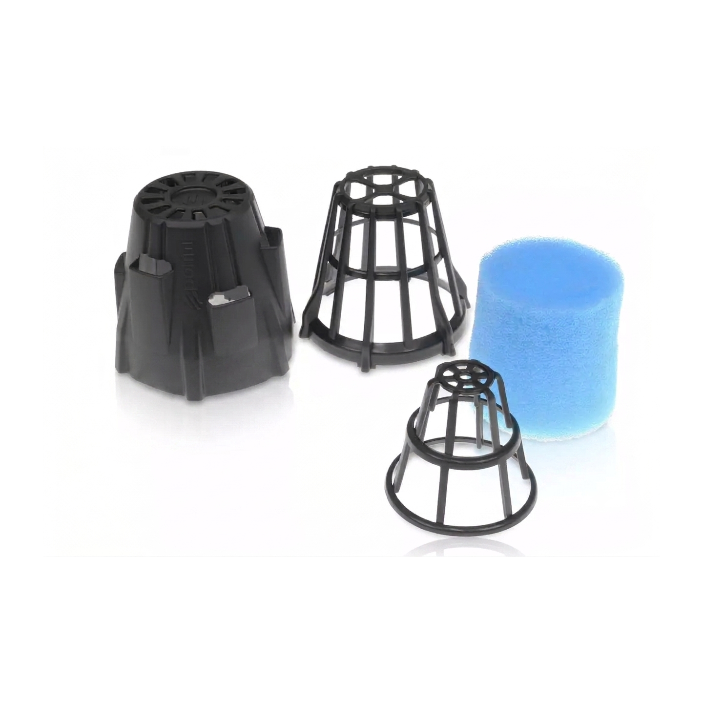 203.0098 Filtre à Air Champignon Blue Air Box Polini Incl. 90° Hohl