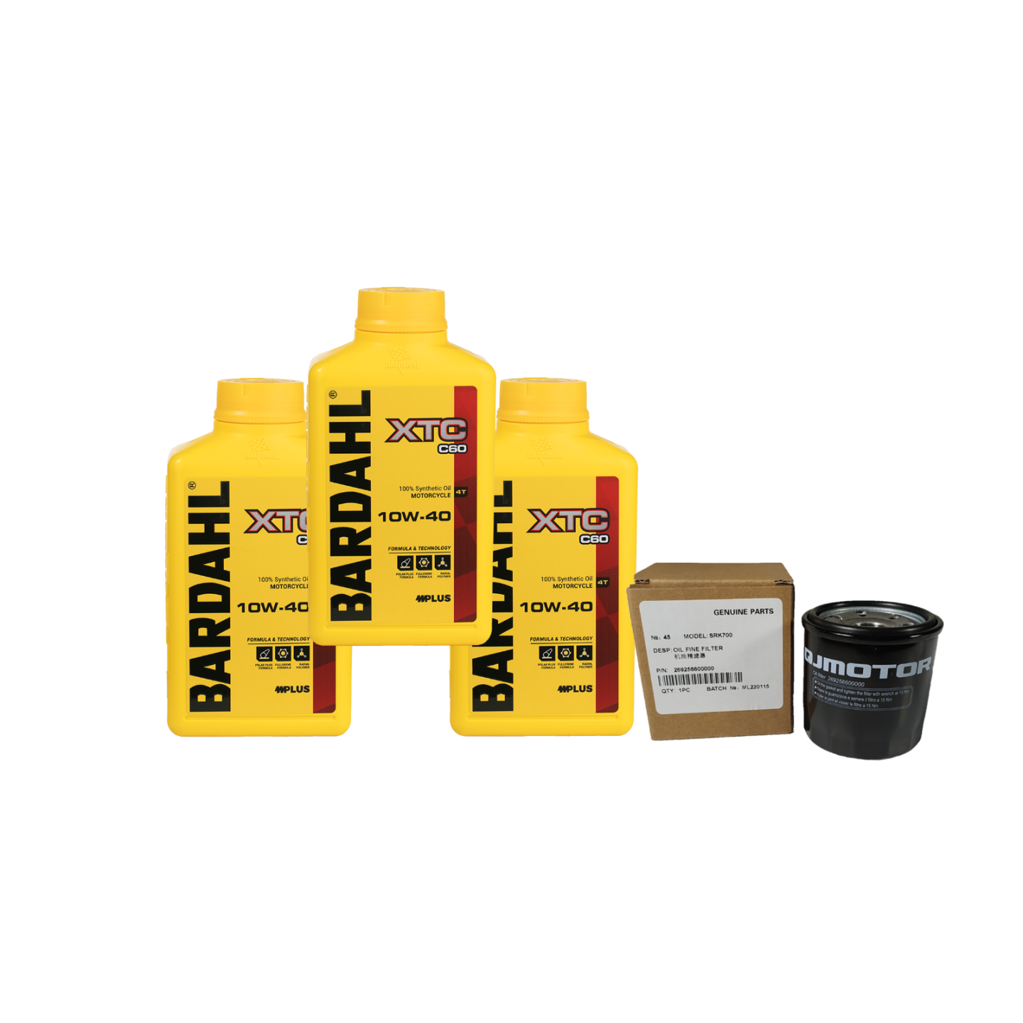 Kit D'Entretien Bardahl XTC Filtre À Huile QJMotor SRT 700 X 2023 2024