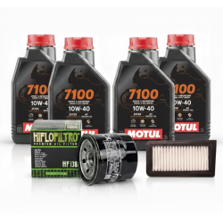 Set Service 4L Öl MOTUL 7100 10w40 Suzuki An 650 Burgman 2011 2012 2013 2014