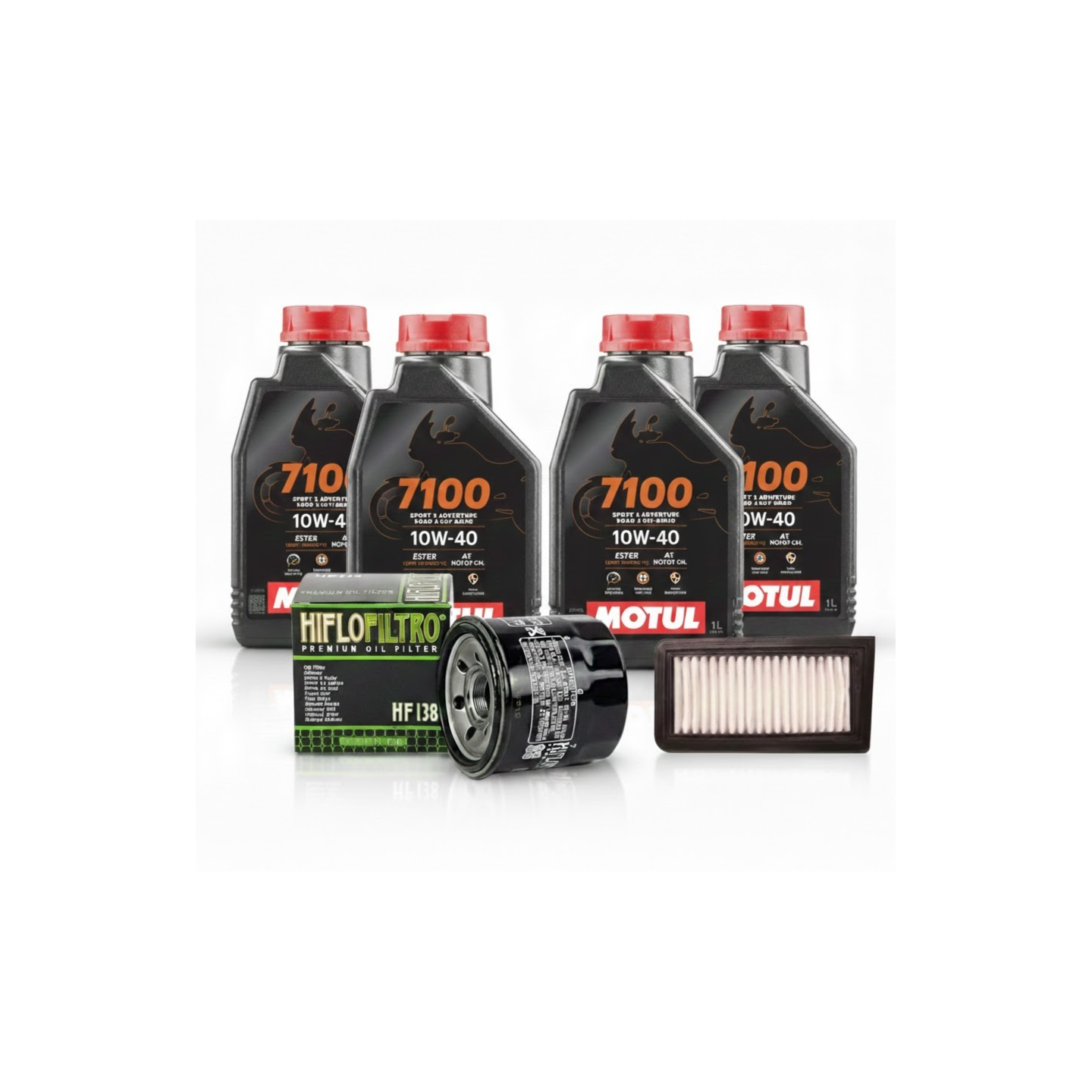 Set Service 4L Öl MOTUL 7100 10w40 Suzuki An 650 Burgman 2011 2012