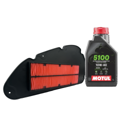 Kit De Mantenimiento Motul + Filtro De Aire Or. Qjmotor Sq16 125 2025 2026