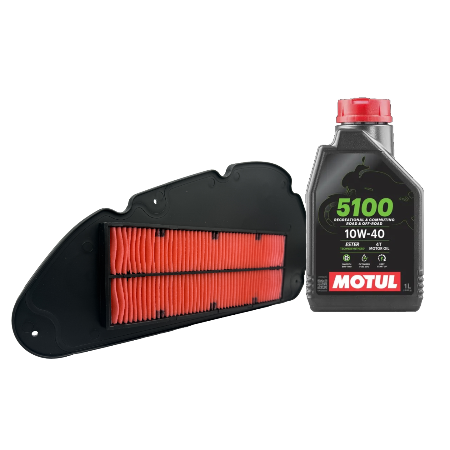 Kit De Mantenimiento Motul + Filtro De Aire Or. Qjmotor Sq16 125 2025