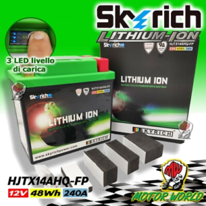 BATTERIA LITIO SKYRICH PIAGGIO MP3 IE TOURING 300 2011 2012